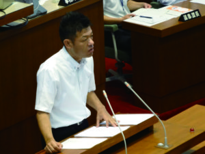 2013年6月24日　和歌山県議会6月定例会の一般質問に登壇
