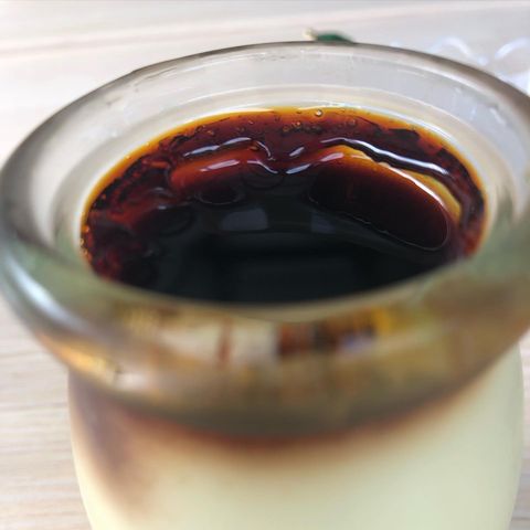 本宮からの帰り道。近露の平飼い卵を使った手作りプリンいただきました