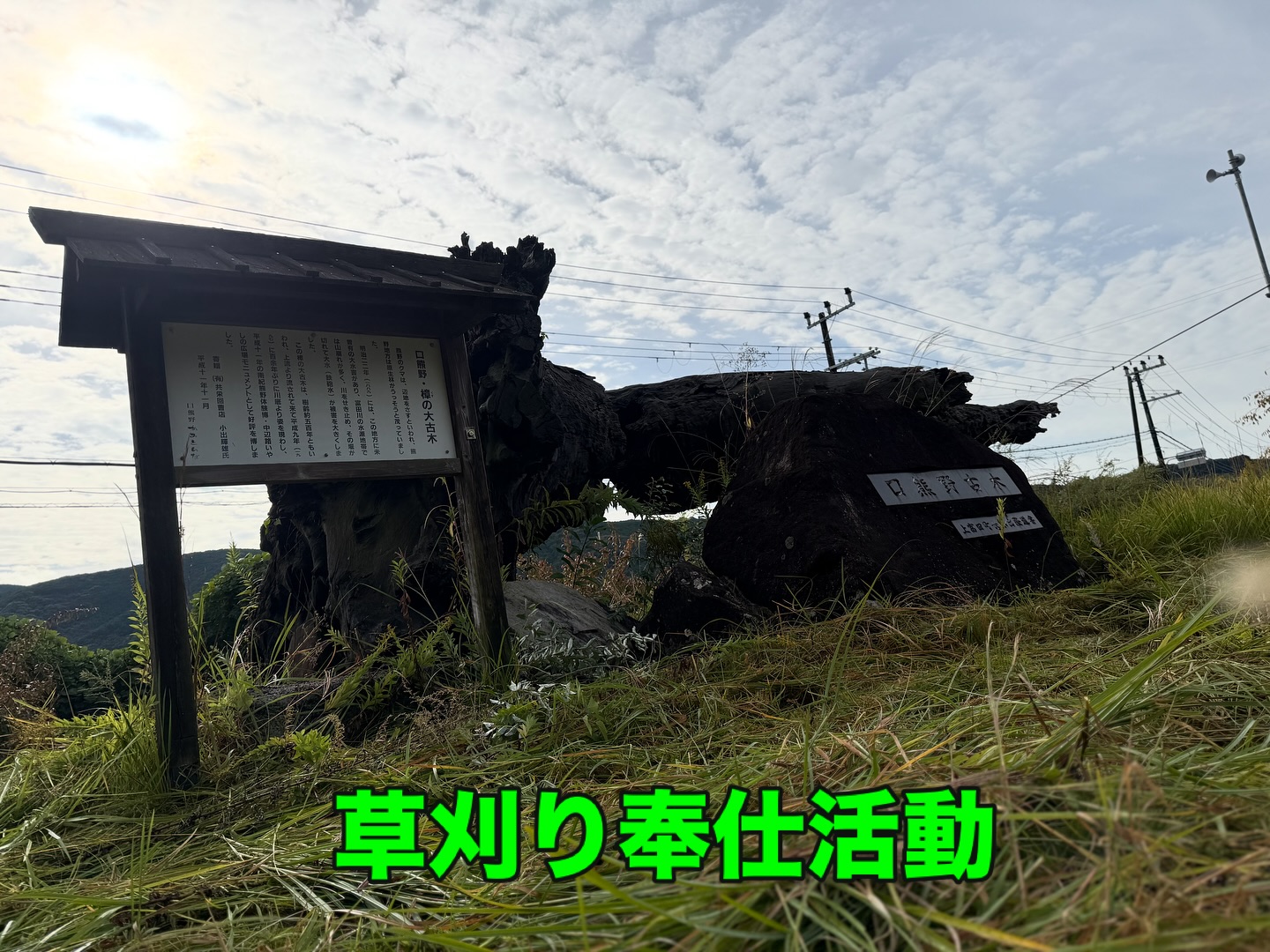 今日は富田川ライオンズ労力奉仕。