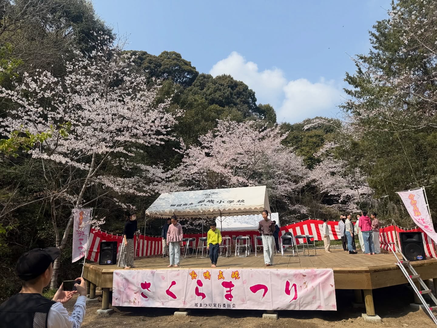 動鳴気峡さくらまつりに行って来ました。